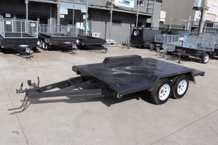 14x6x6 Semi Flat Top Car Carrier Trailer