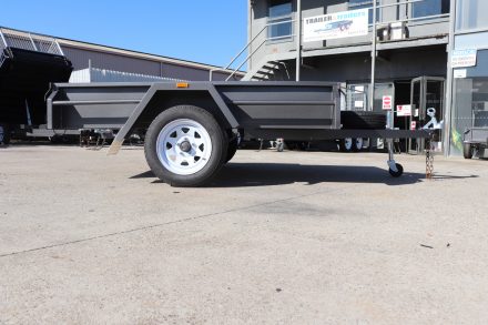 7x5 Single Axle Box Commercial Heavy Duty Trailer